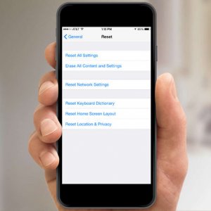 iphone sıfırlama