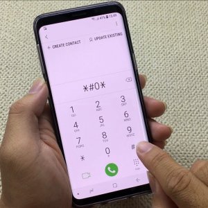 samsung ekran testi kodu