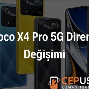 Poco X4 Pro 5G Direnç Değişimi