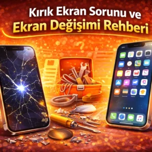kirik ekran sorunu ve onarim sureci