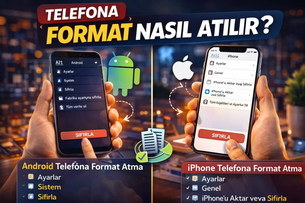 Telefona Format Nasıl Atılır?
