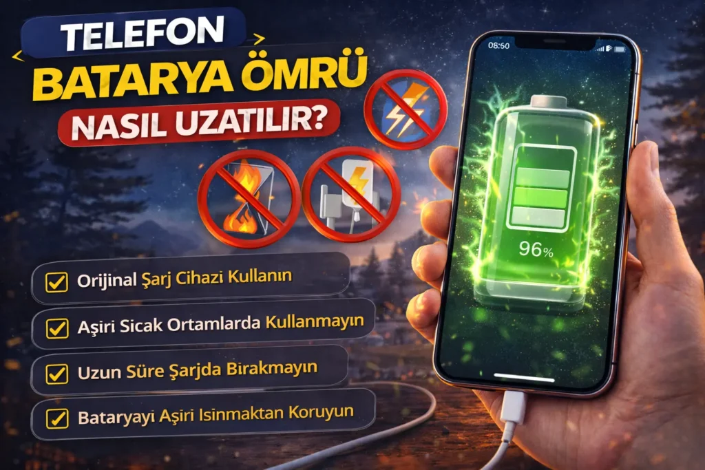 telefon bataryası neden hızlı biter?