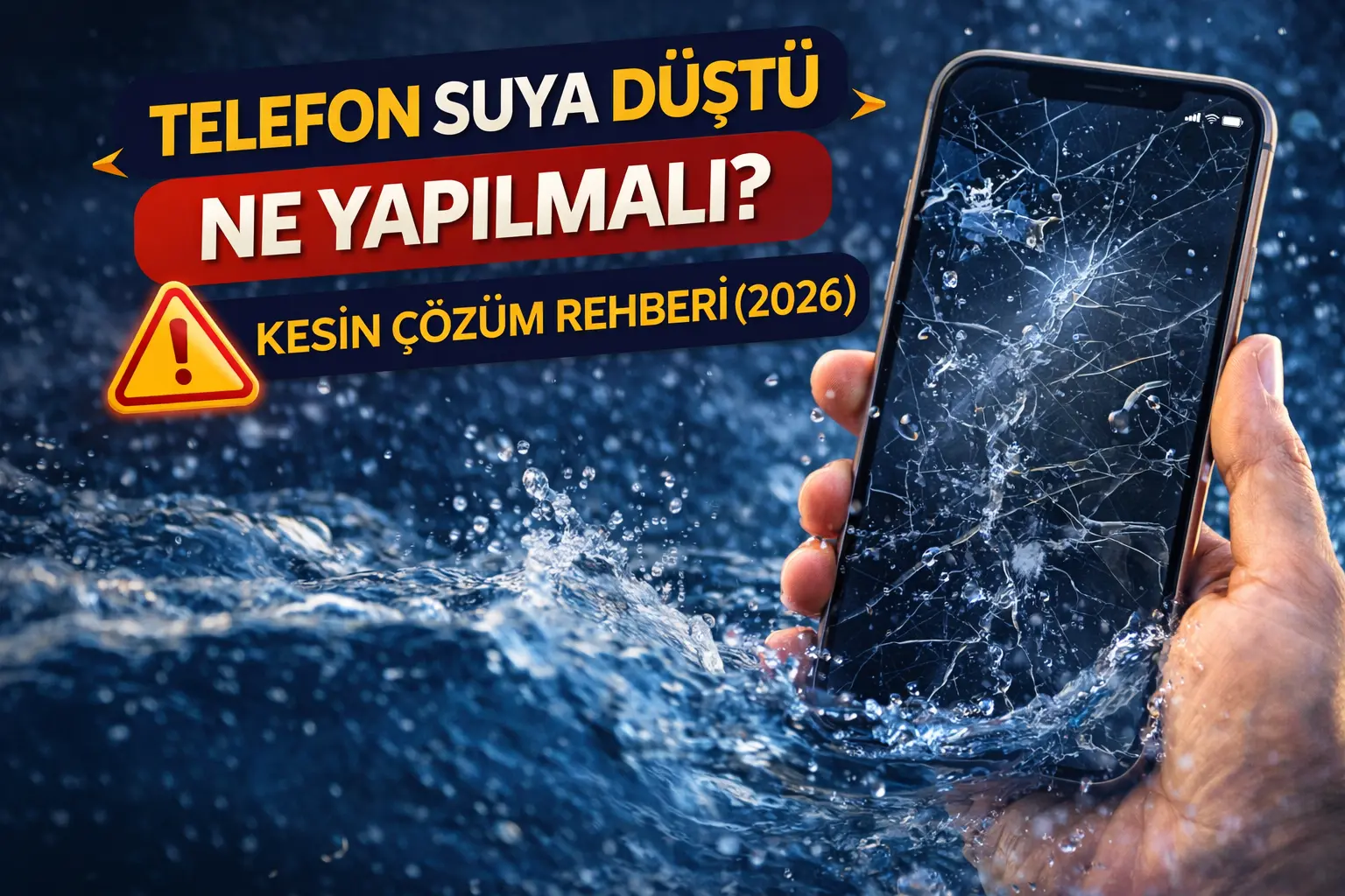 Telefon Suya Düştü Ne Yapılmalı?