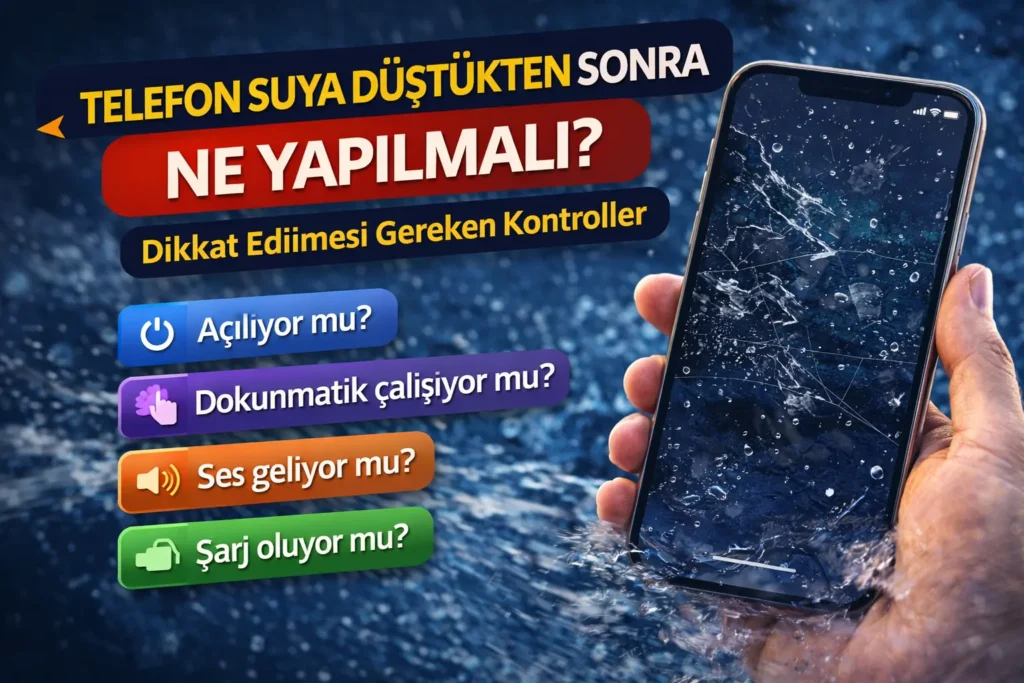 Telefon Suya Düştü Ne Yapılmalı?