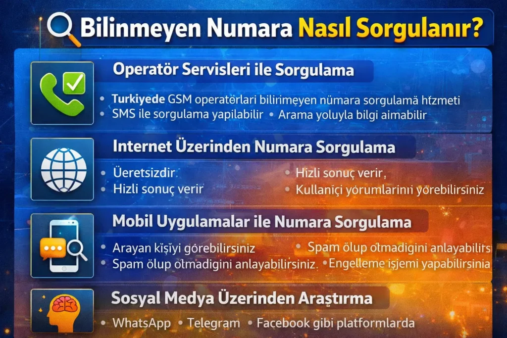 Bilinmeyen Numara Nasıl Sorgulanır?
