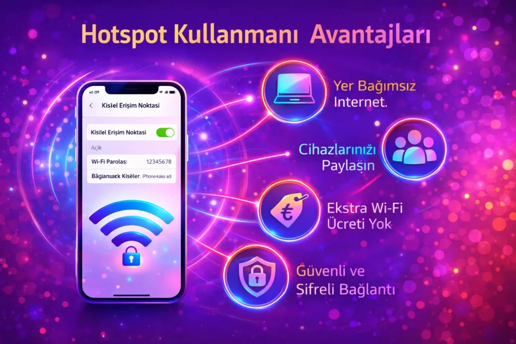 Hotspot kullanmanın avantajları