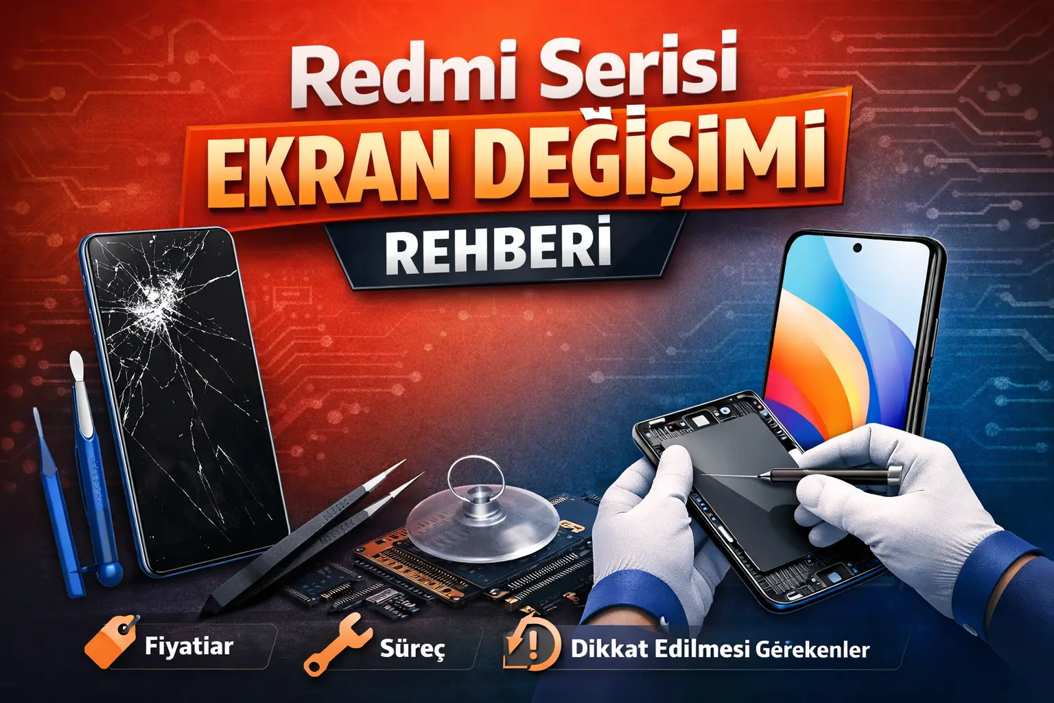 Redmi ekran değişimi rehberi 