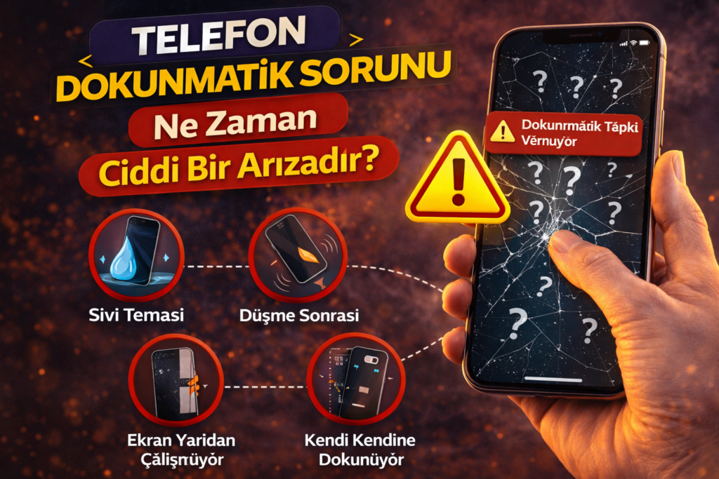 telefon dokunmatik çalışmıyor