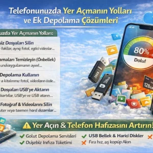 Telefonunuzda Yer Açmanın Yolları ve Ek Depolama Çözümleri